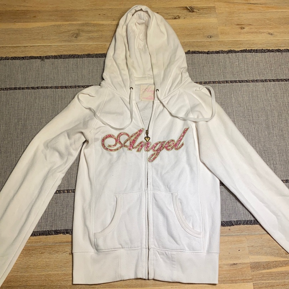 Victoria’s Secret angel zip up hoodie